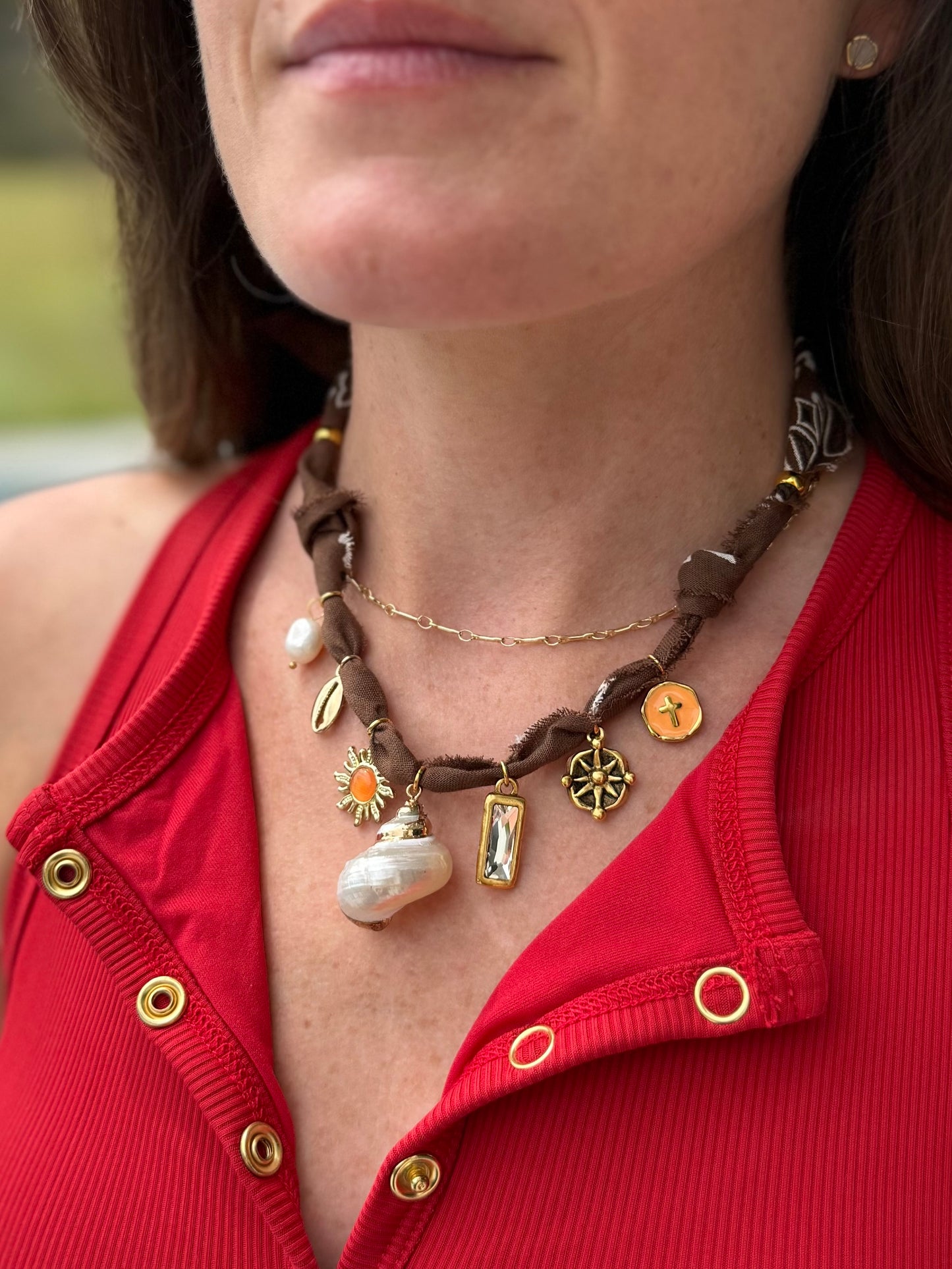 Mendocino Bandana Necklace