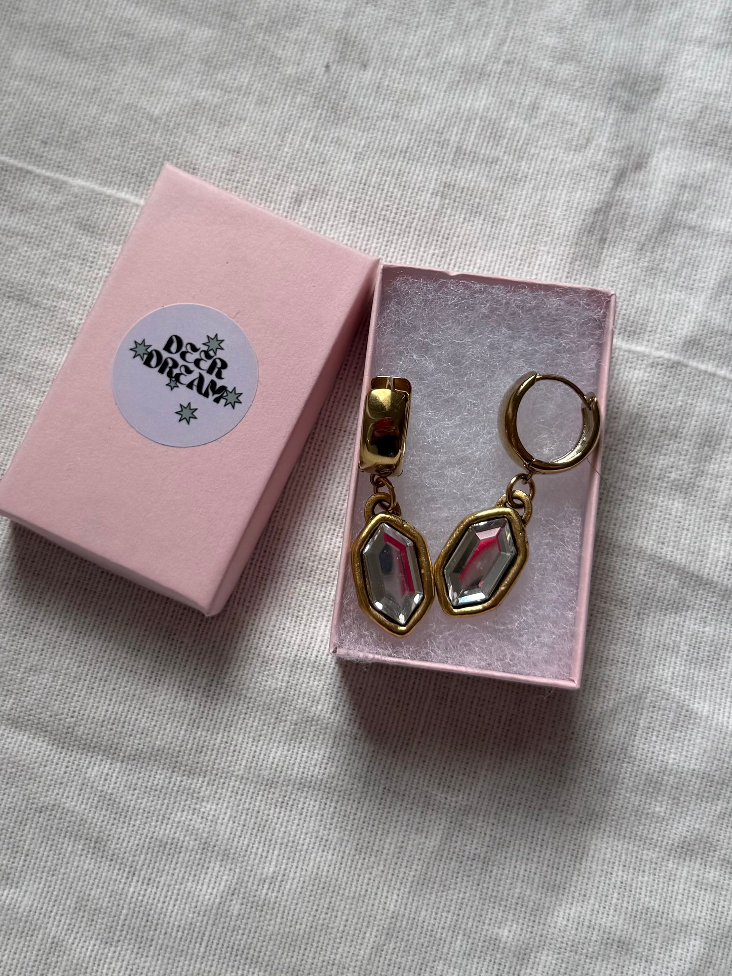 Abigail Rhinestone Hoops
