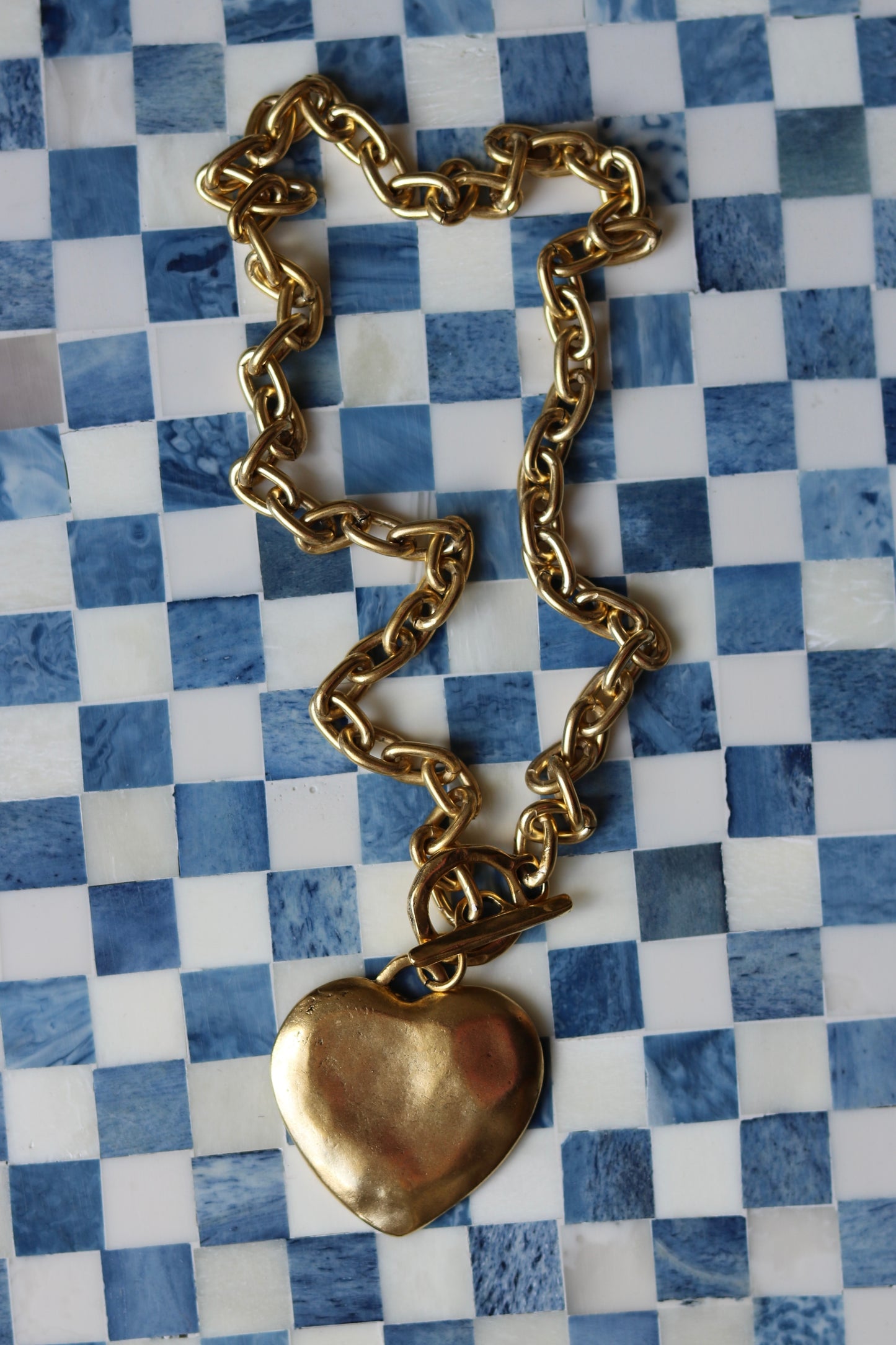 Violet Heart Necklace