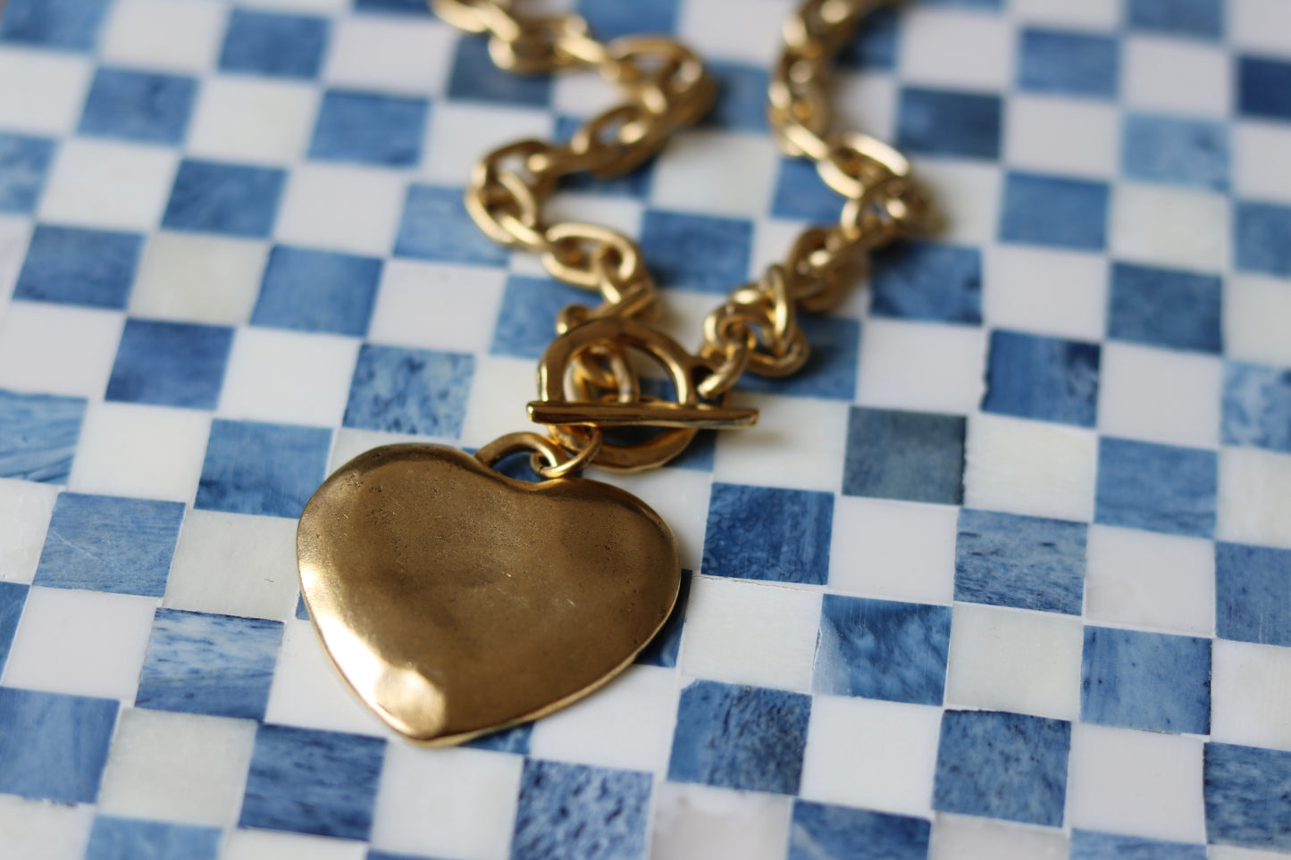 Violet Heart Necklace