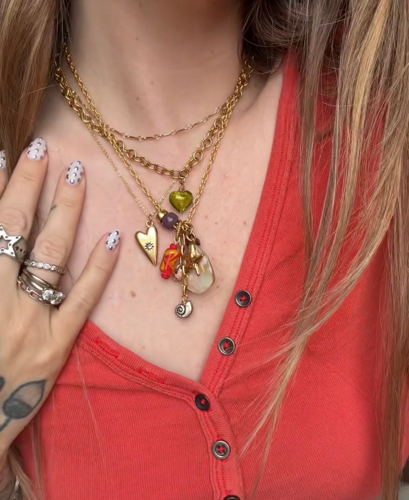 Nelly Charm Necklace