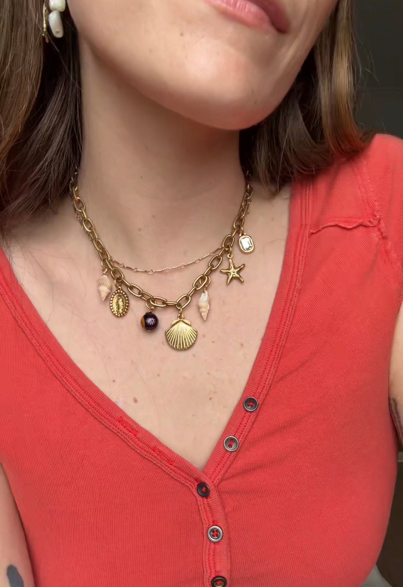 Cecilia Charm Necklace