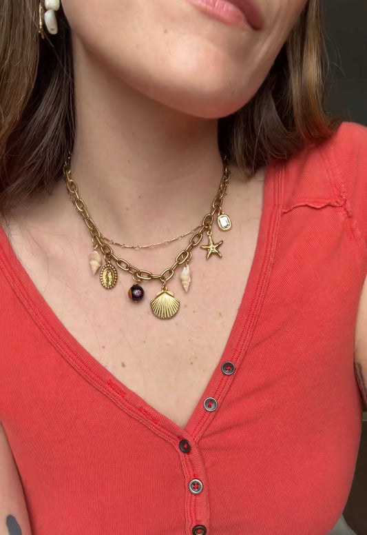 Cecilia Charm Necklace