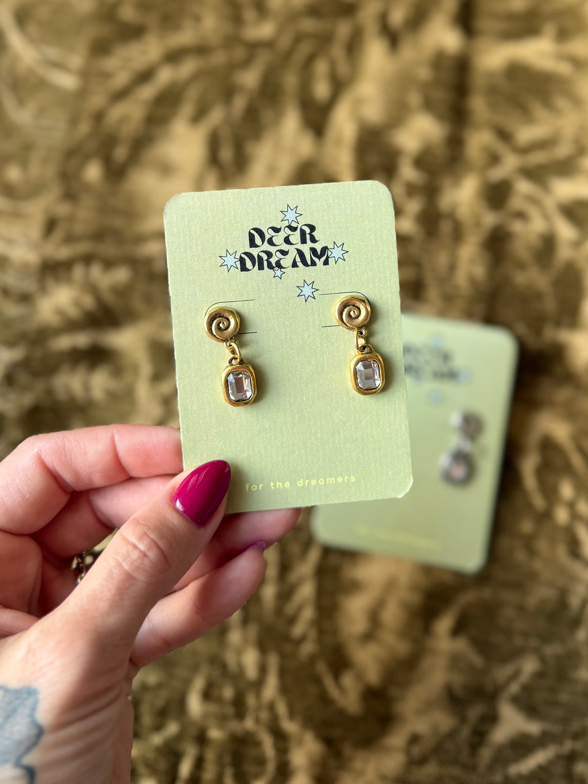 Stevie Spiral earrings