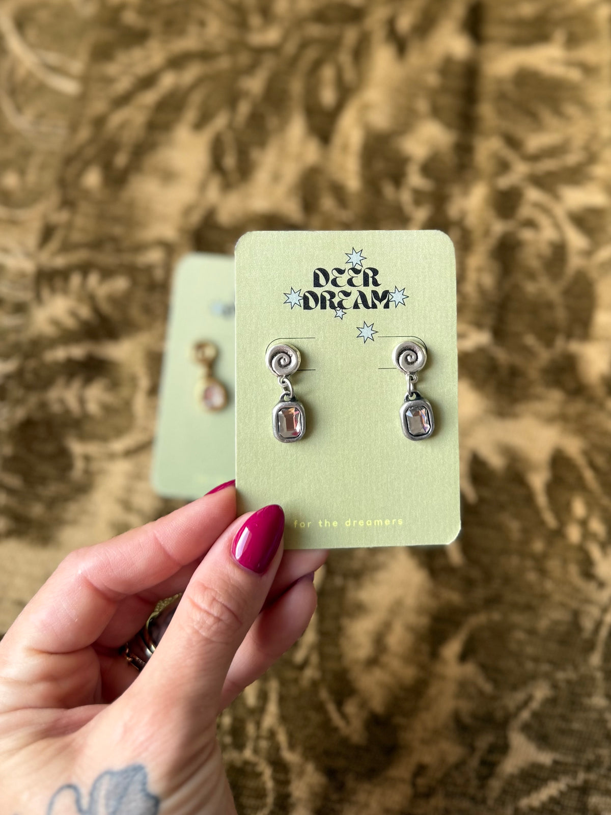 Stevie Spiral earrings