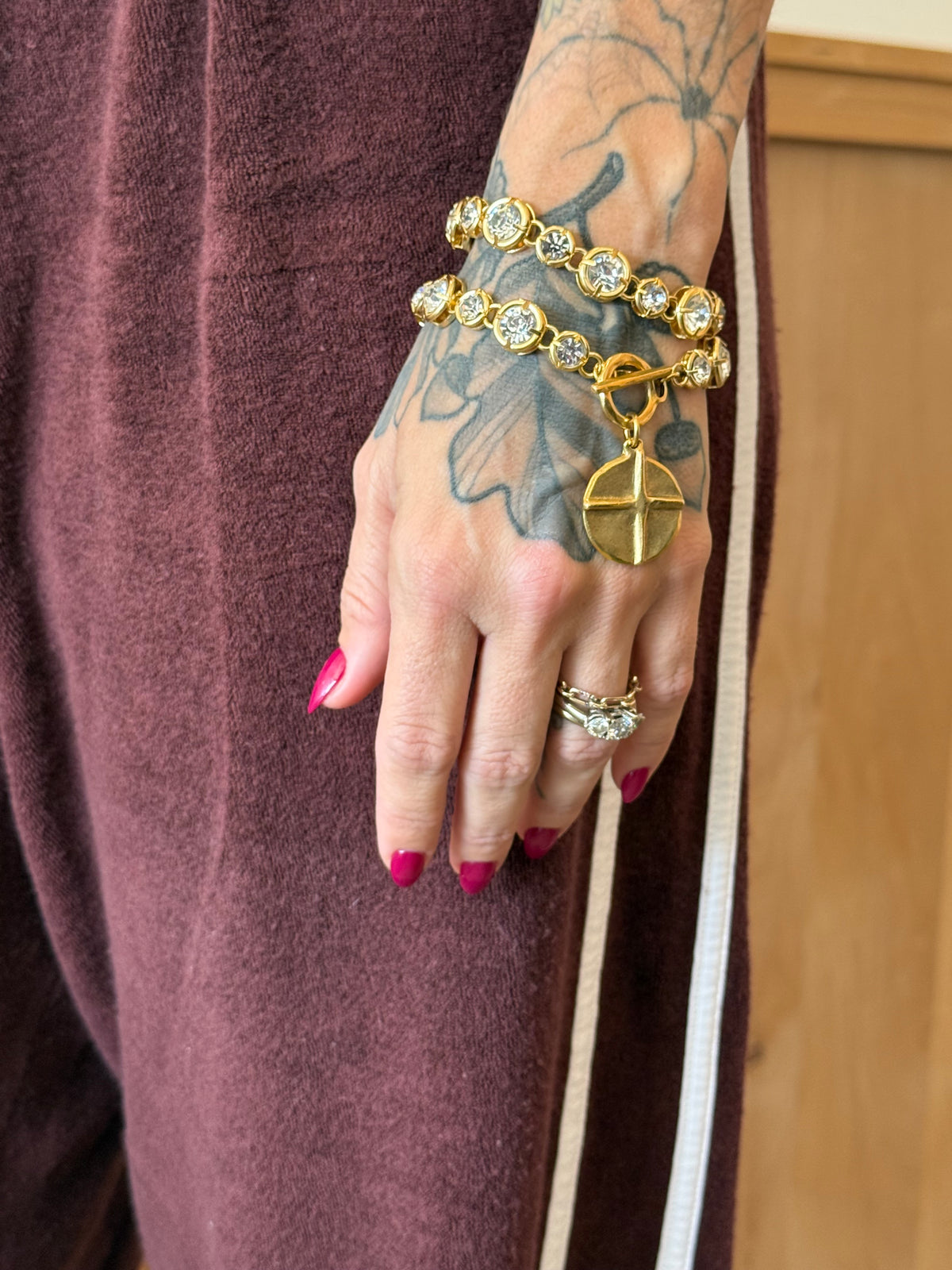Abby Rhinestone Choker/Bracelet