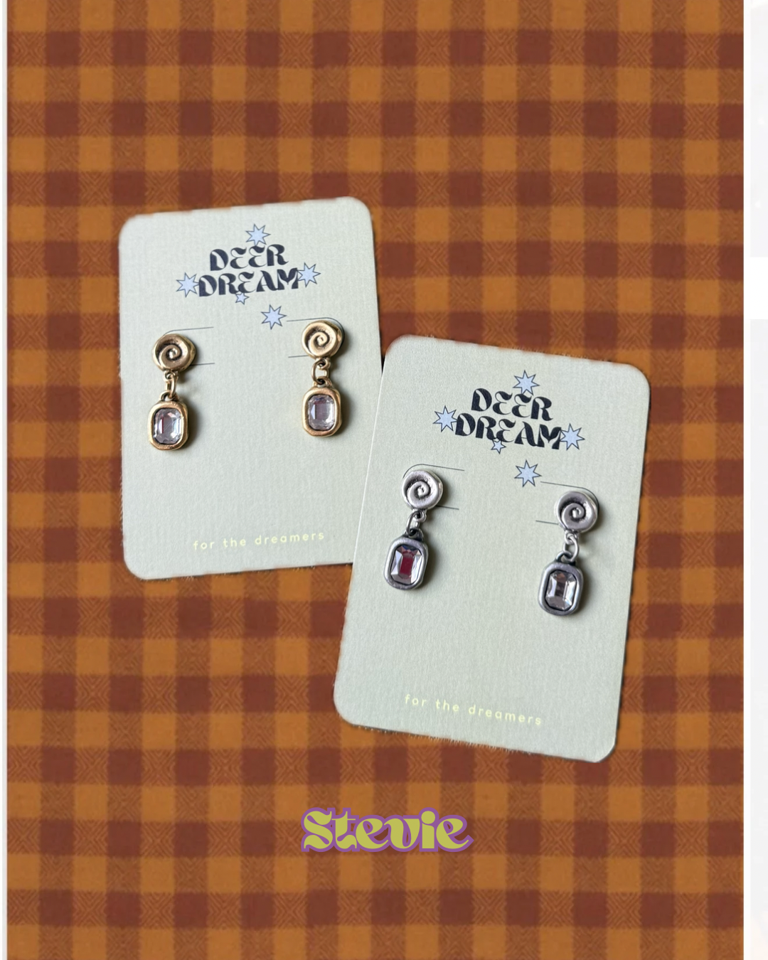 Stevie Spiral earrings