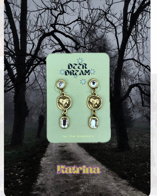 Katrina Heart Earrings