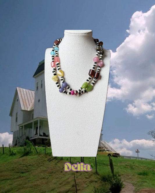 Delia Beaded Necklace